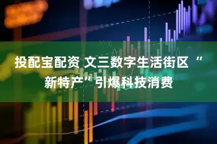 投配宝配资 文三数字生活街区 “新特产”引爆科技消费